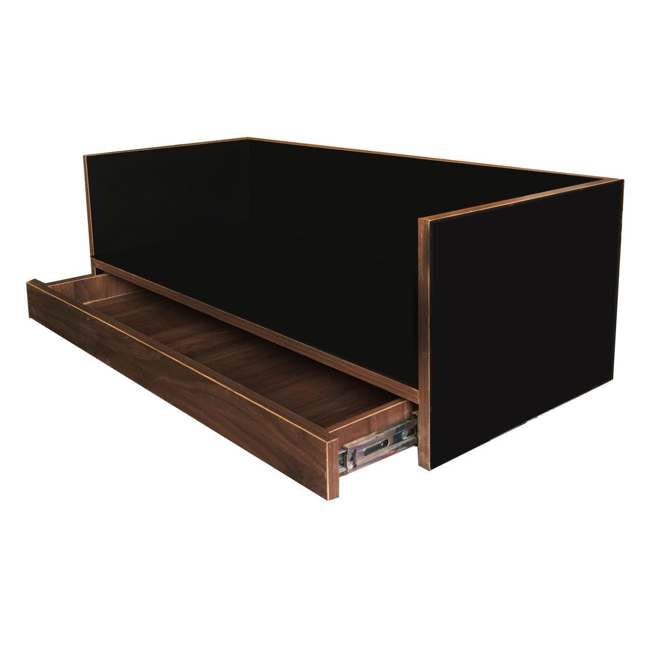Wall Mounted Study Table / Work From Home Table | Dark Brown By Miza - Ouch Cart