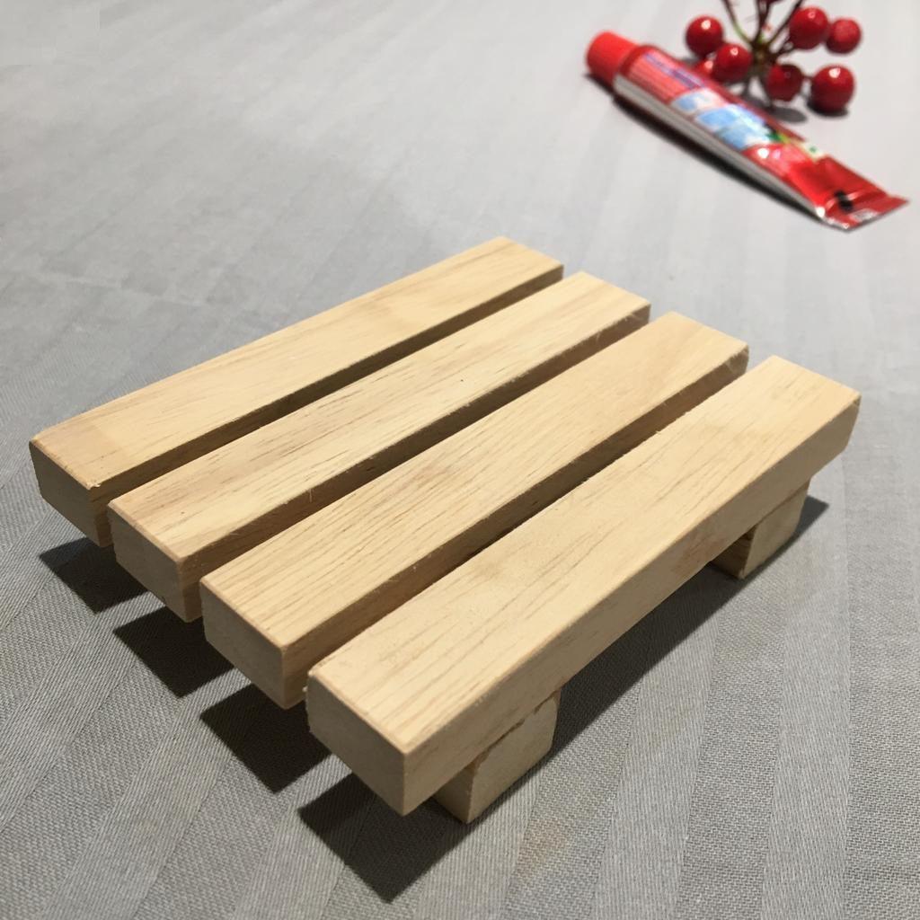 Beautifully Handcrafted Natural Wooden Soap Dish/Holder By Miza - Ouch Cart