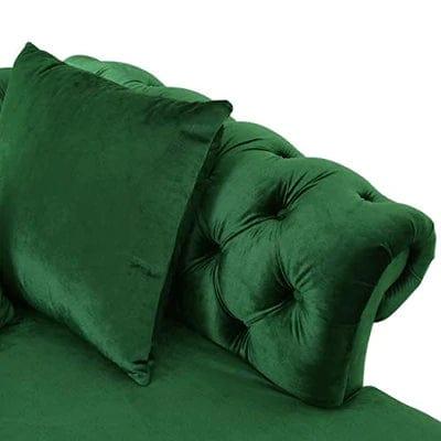 Christopher Knight Home Houck Chaise Lounge, Emerald + Dark Brown - Ouch Cart