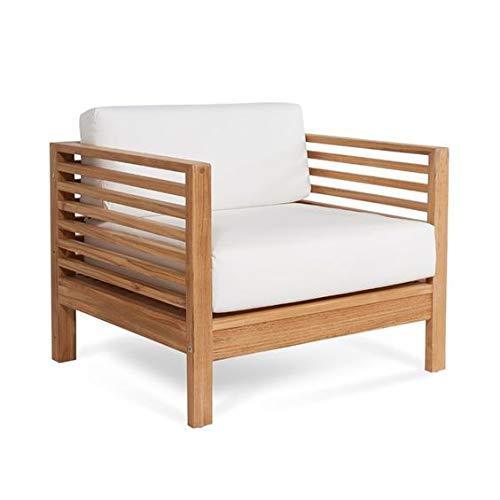 Wooden Back Comfort Seating Chair Hand Carved Armrest Chair - Ouch Cart