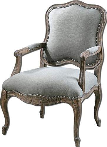 Handicrafts pure teak wooden standard royal chair armrest seating chair for home & office - Ouch Cart