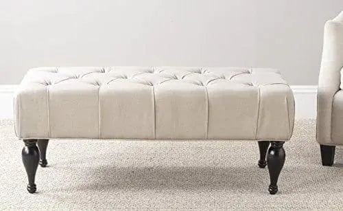 Safavieh Mercer Collection Rupert Bench, Taupe - Ouch Cart