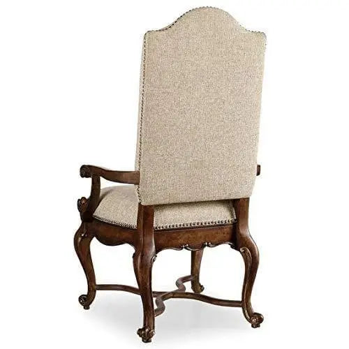 Handmade Pure Sheesham Wood Arm Cushioned Seating Chair Comfort Back Rest Chair - Ouch Cart