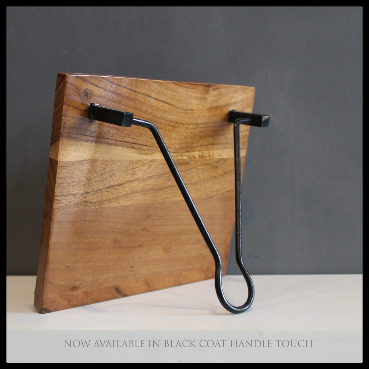 WOODEN NAPKIN HOLDER || TISSUE HOLDER BLACK - Ouch Cart