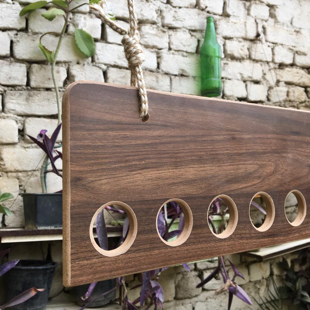 Ceiling Rope Hanging Wooden Clothes Hanger Rack By Miza - Ouch Cart