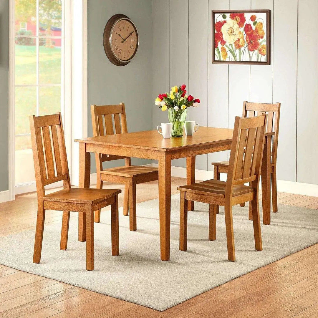 5-Piece Wooden Dining Set - Ouch Cart