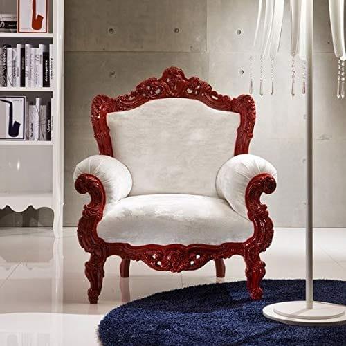 Handicrafts Sheehsam Wood Comfortable Seat Hand Carved Chair - Ouch Cart