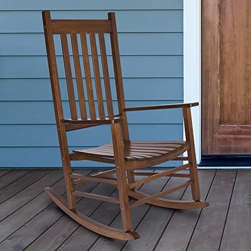 Vermont Porch Rocker, White - Ouch Cart