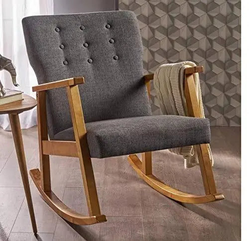 New Hand Carved Rocking Chair - Ouch Cart