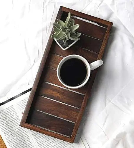 WOODEN SERVING TRAY - Ouch Cart