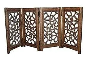 Wooden Freestanding Fold-able Safety Gate for Child - Ouch Cart