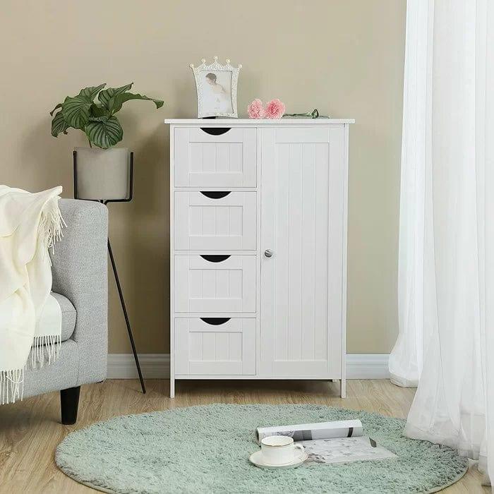 wooden bathroom cabinet - Ouch Cart