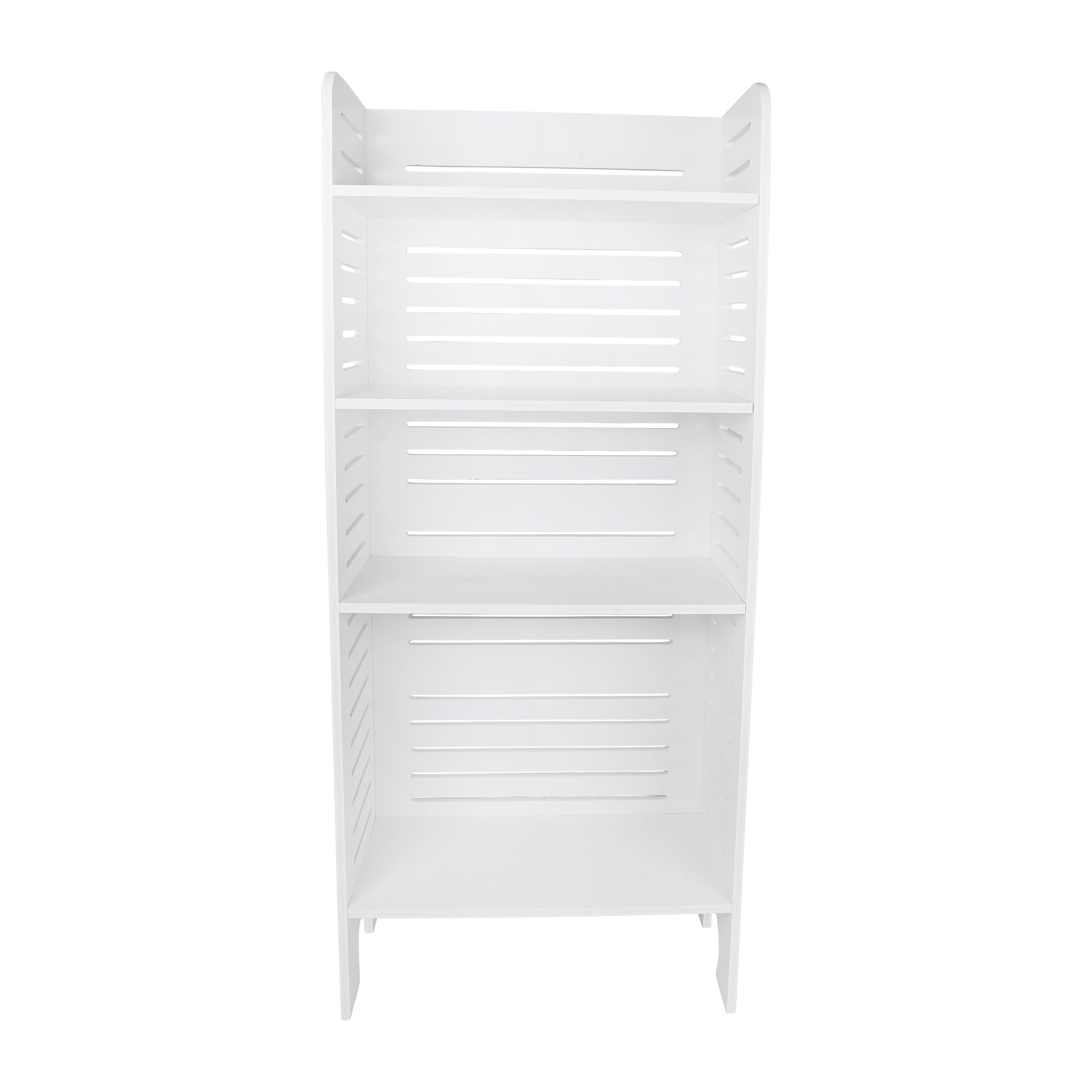 Washing Machine Side Open Bathroom Accessories Storage Shelf in PVC Board With Free Soap Dish By Miza - Ouch Cart