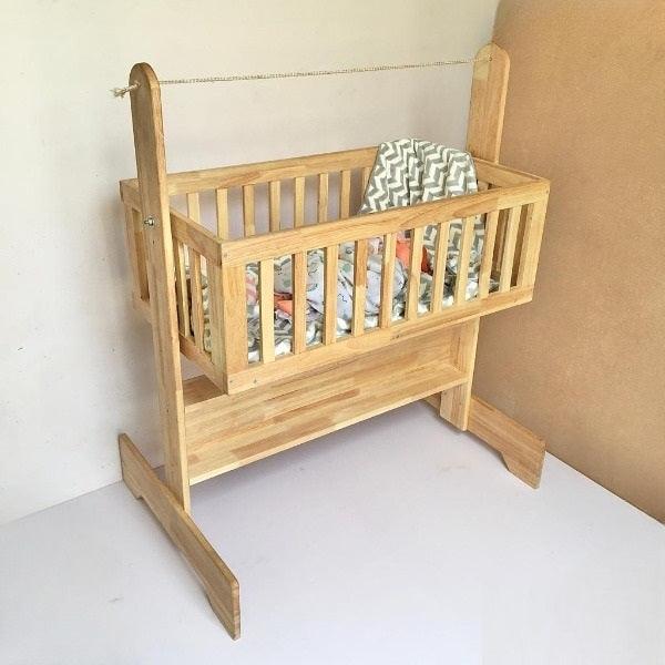 Baby Cot/Paalna/Jhula Cum Foldable Study Work Table By Miza - Ouch Cart