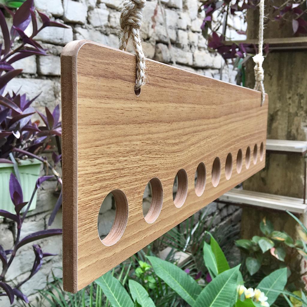 Ceiling Rope Hanging Wooden Clothes Hanger Rack By Miza - Ouch Cart