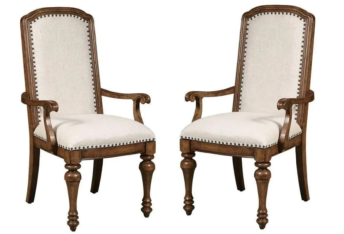 Wooden Standard Size Arm Cushioned Chair for Living Room - Ouch Cart