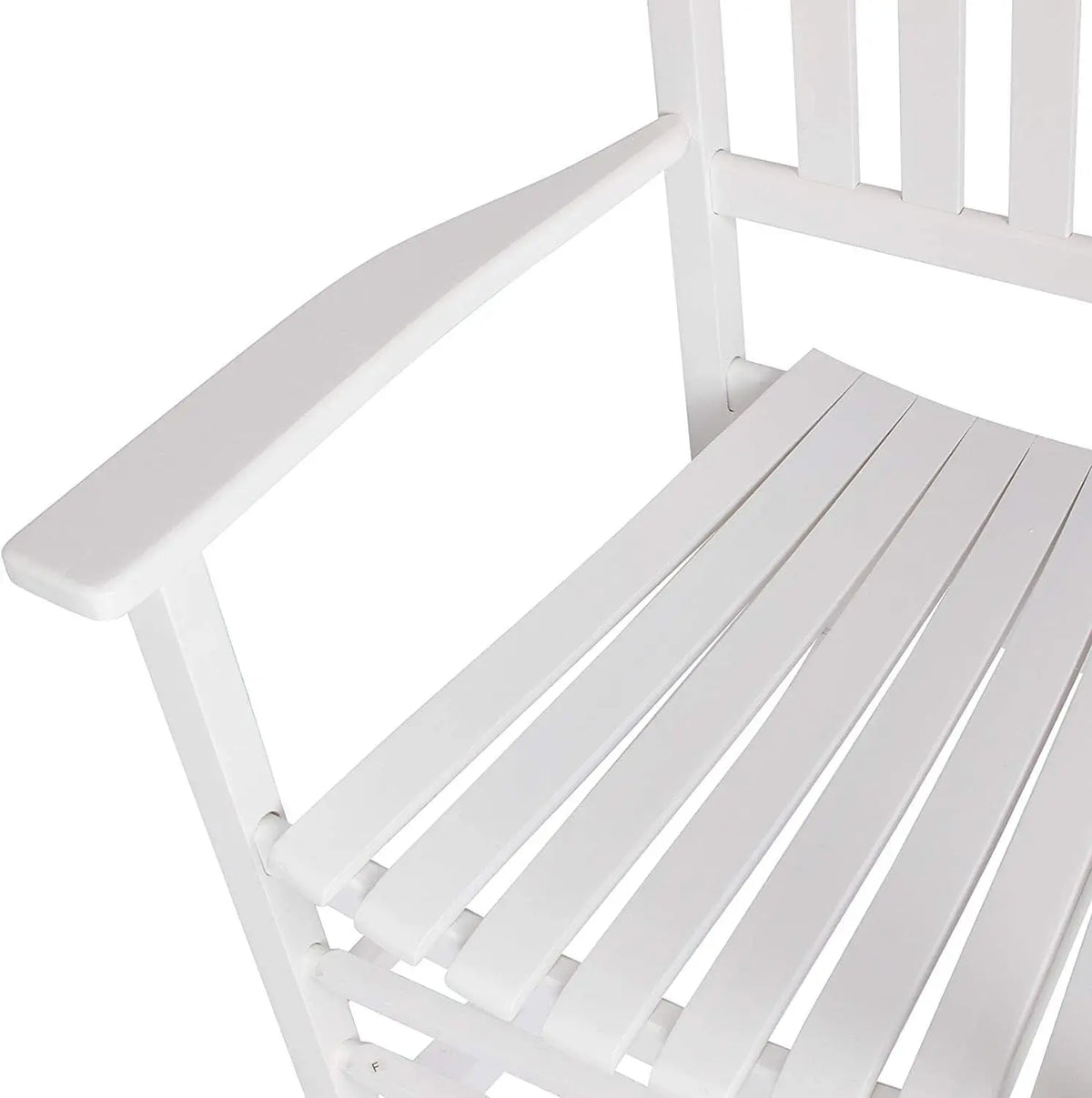 Vermont Porch Rocker, White - Ouch Cart