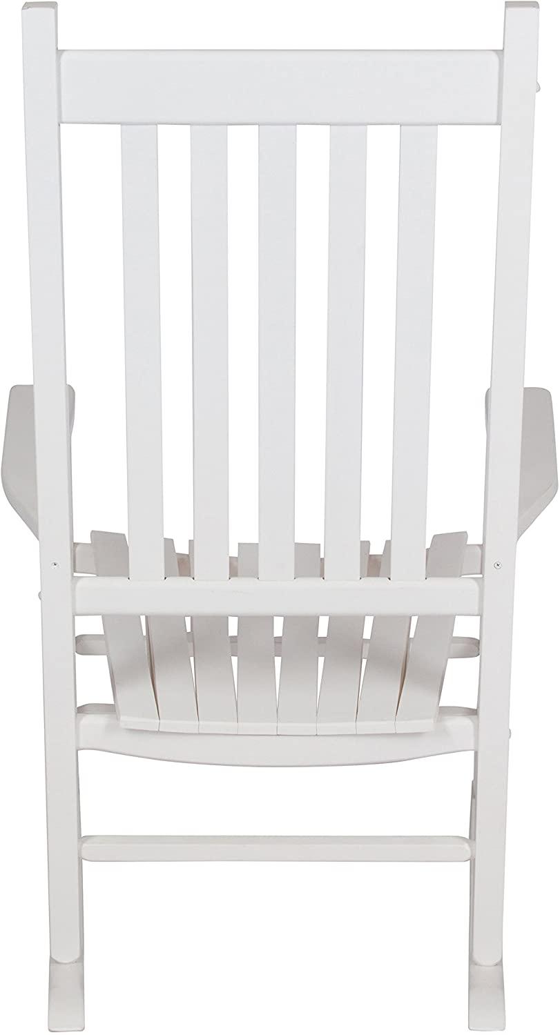 Vermont Porch Rocker, White - Ouch Cart