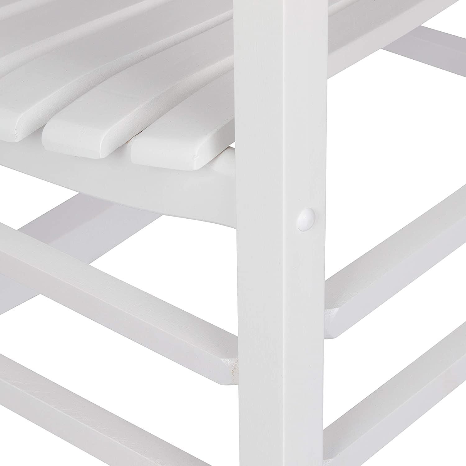 Vermont Porch Rocker, White - Ouch Cart