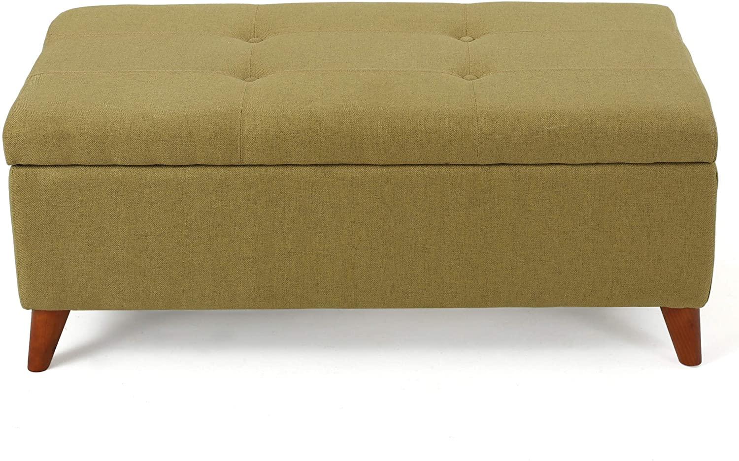 Harper Fabric Storage Ottoman - Ouch Cart
