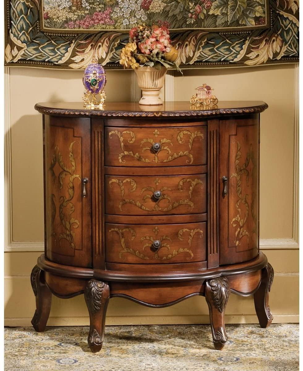 Design Lucchesi Serpentine Wooden Console Table - Ouch Cart