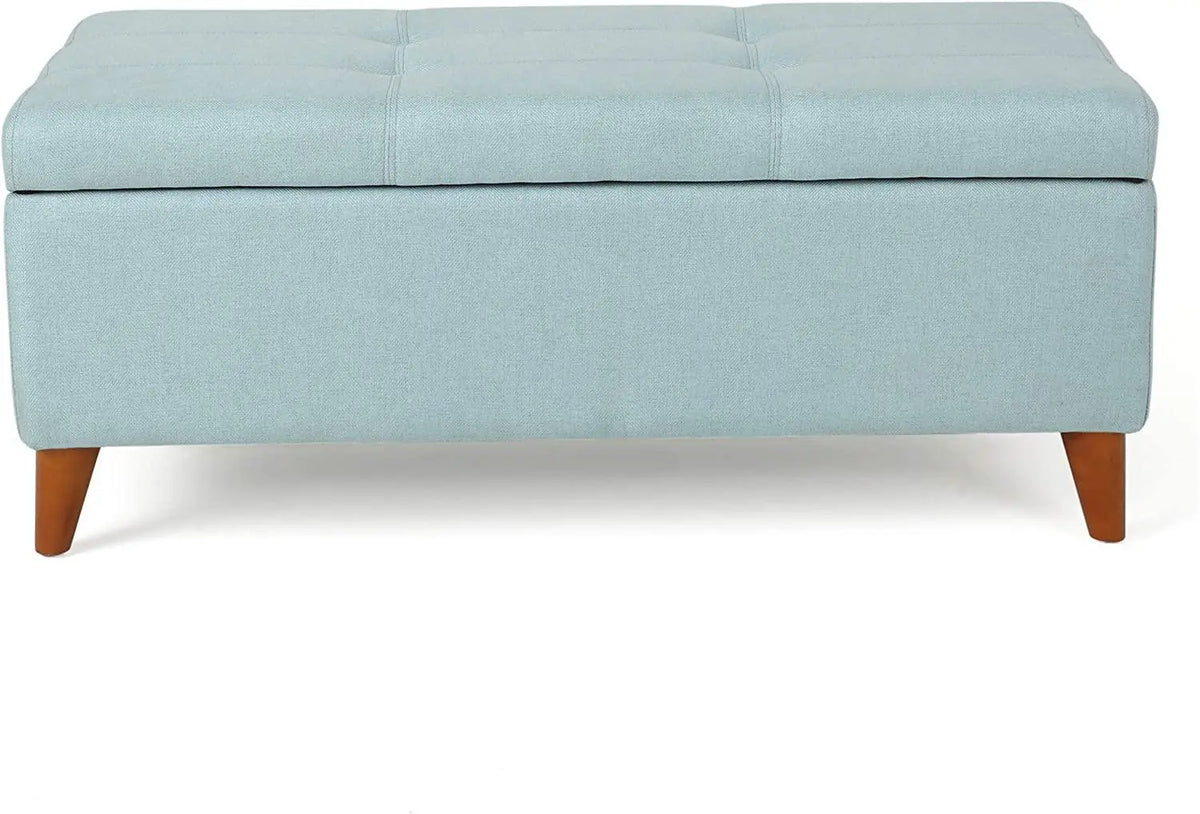 Harper Fabric Storage Ottoman - Ouch Cart
