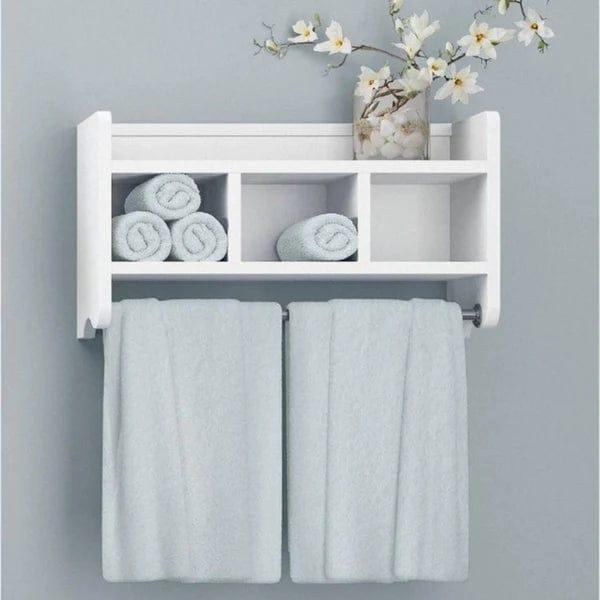 PVC Handmade Bathroom Towel Rack | Towel Holder - Ouch Cart