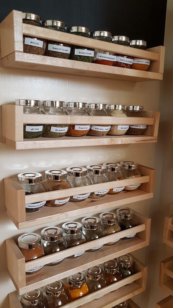 Wooden Wall Shelf For Bathroom Accessories / Kitchen Spice/ Use as Cosmetics Rack ( With Complementary Coaster ) By Miza -1 Pc - Ouch Cart