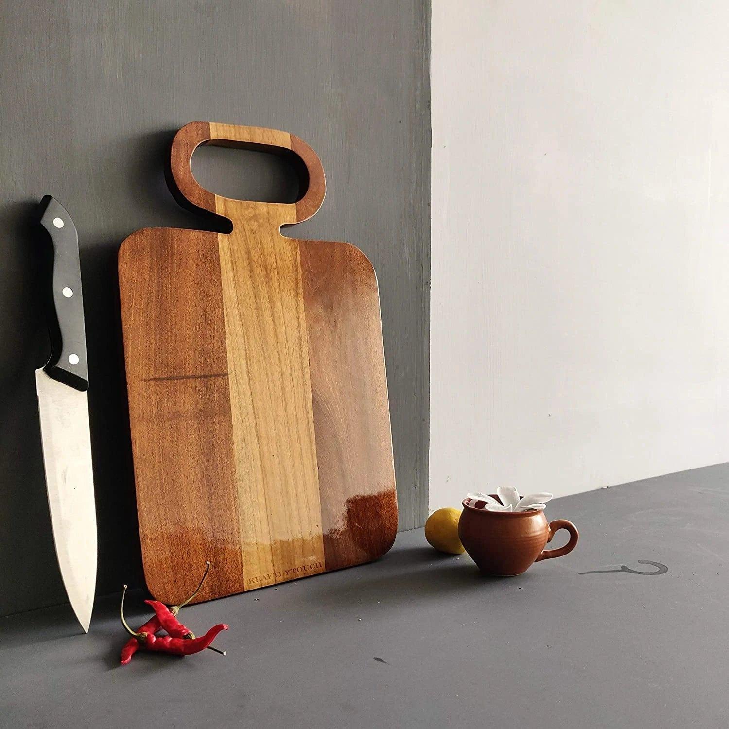 WOODEN CHOPPING BOARD || CUTTING BOARD || WATER PROOF || PREMIUM QUALITYWOODEN CHOPPING BOARD || CUTTING BOARD || WATER PROOF || PREMIUM QUALITY - Ouch Cart
