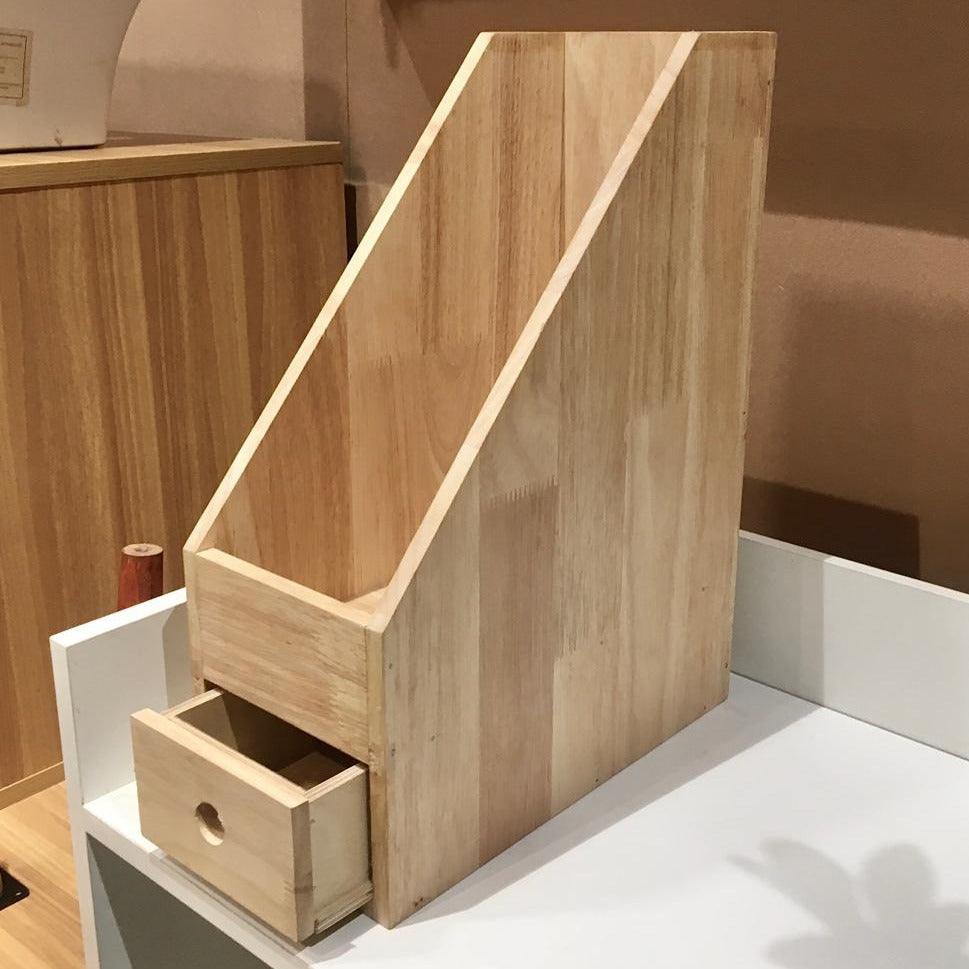 File Box With Drawer For Office/Home Book Organizer Storage Holder Book Rack By Miza - Ouch Cart