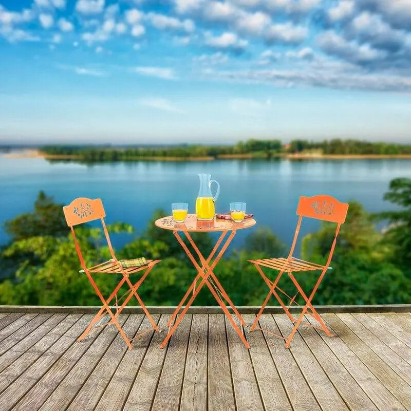 Round 2 - Person Long Bistro Set - Ouch Cart