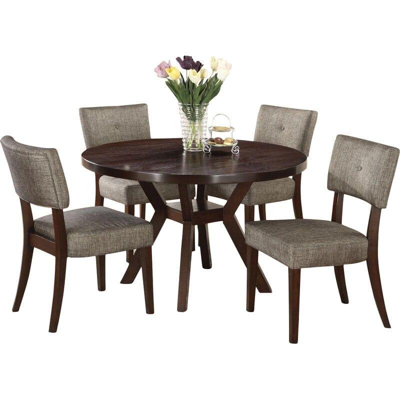 Wooden Dining Table Sets Online - Balentine 4 - Person Dining Set