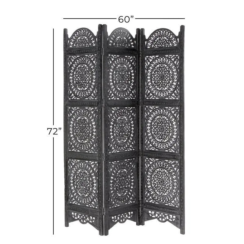 Carsten Panel Folding Room Divider ( 3 Panel ) - Ouch Cart
