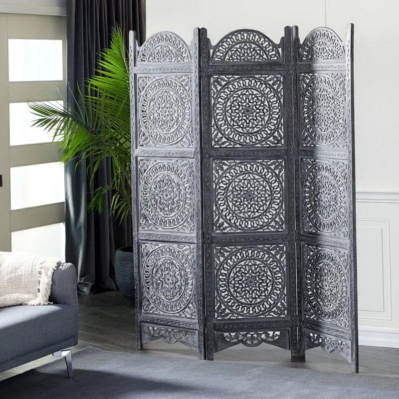 Carsten Panel Folding Room Divider ( 3 Panel ) - Ouch Cart