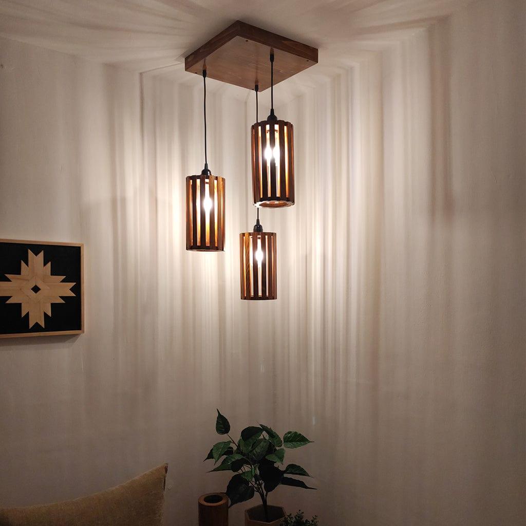 Casa Brown Cluster Hanging Lamp - Ouch Cart