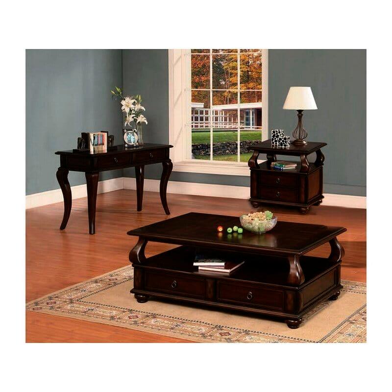 Charleen Console Table With Storage - Ouch Cart
