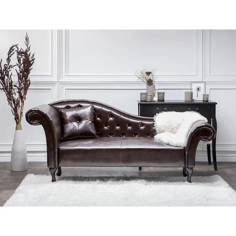 Teak Wood Chaise Lounger In Teak Finish with cushion - Ouch Cart