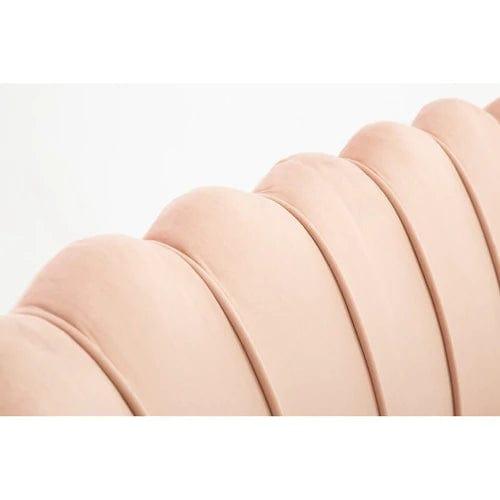 Velvet Flared Arm Loveseat - Ouch Cart