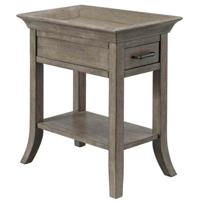Clermont Tall Tray Top End Table with Storage - Ouch Cart