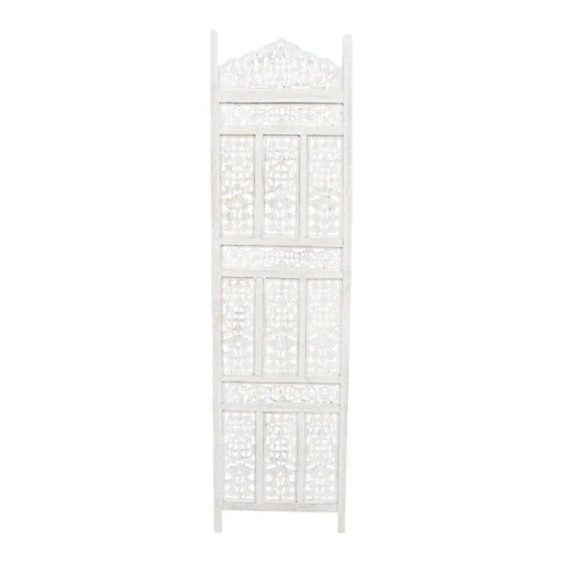 4 - Panel Wooden Folding Room Divider - Ouch Cart