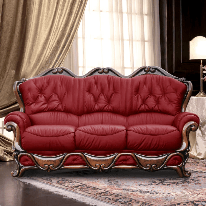 Dodgson Vegan Leather Sofa - Ouch Cart