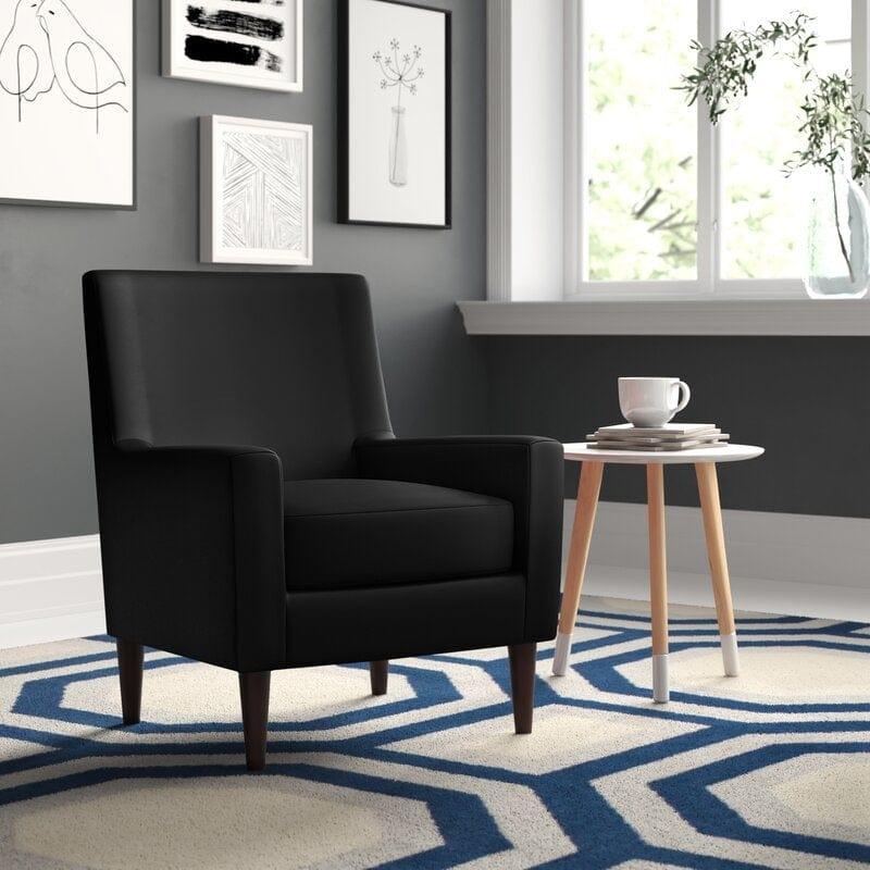 Wide Upholstered Armchair for Room - Ouch Cart