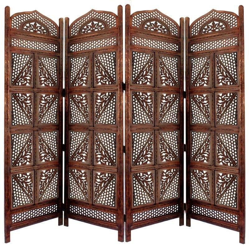 wooden partition design living room