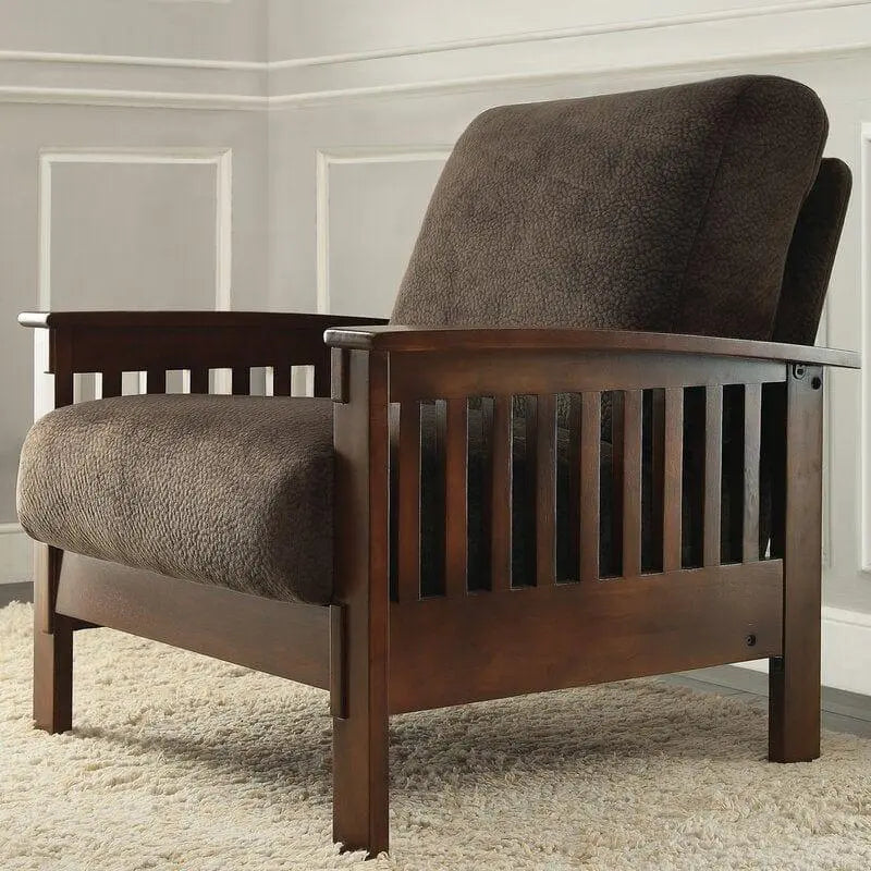 Encinal Wide Linen Armchair and Ottoman - Ouch Cart
