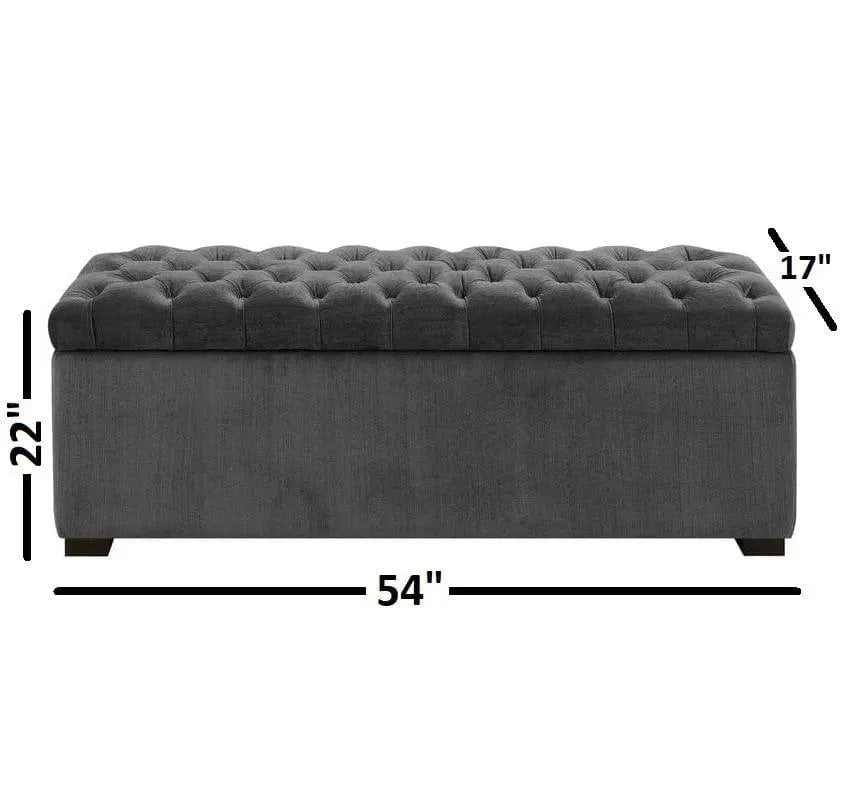 Upholstered Flip Top Storage Bench Solid Wood Bench Shoe Rack - Ouch Cart