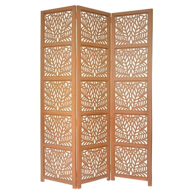 3 -Panel Solid Wood Folding Room Divider Wooden partition For Room Divider72 - Ouch Cart