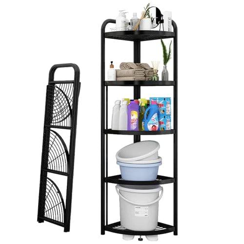 Modern Kitchen Metal Corner Triangle Storage Kitchen Trolley - Ouch Cart
