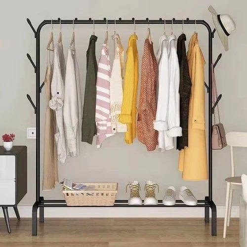 Modern iron clothes Metal Shoe coat rack standing hanger for Living Room - Ouch Cart