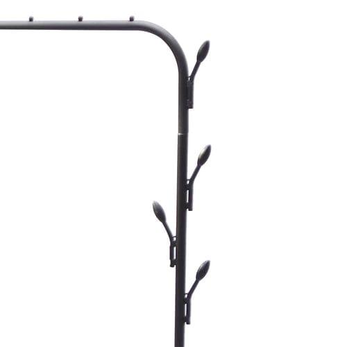 Modern iron clothes Metal Shoe coat rack standing hanger for Living Room - Ouch Cart