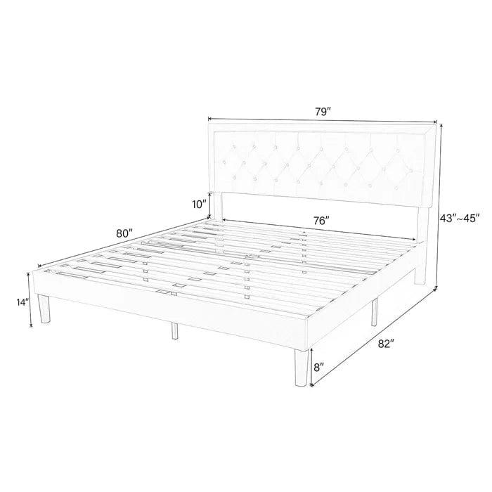 Hegg Low Profile Platform Bed - Ouch Cart